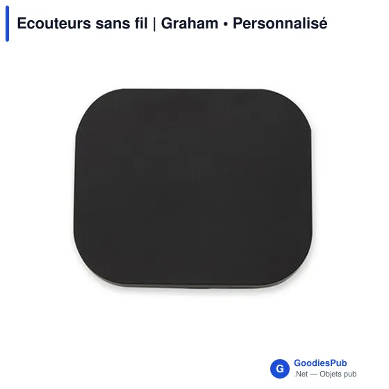 Ecouteurs sans fil personnalisables avec logo - Graham - Image 10