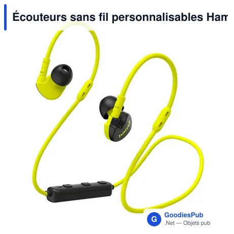 Écouteurs sans fil personnalisables Hama Freedom Athletics III avec logo