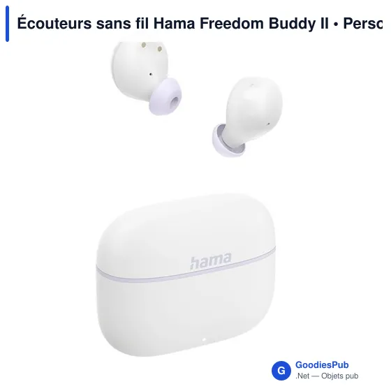 Écouteurs sans fil Hama Freedom Buddy II - Image 12