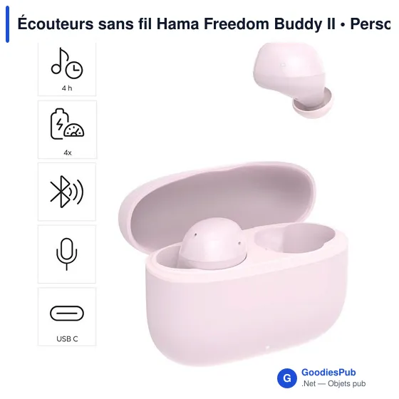 Écouteurs sans fil Hama Freedom Buddy II - Image 3