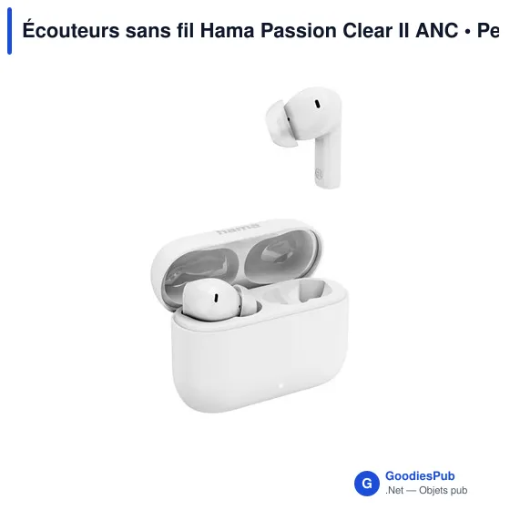 Écouteurs sans fil Hama Passion Clear II ANC - Image 1