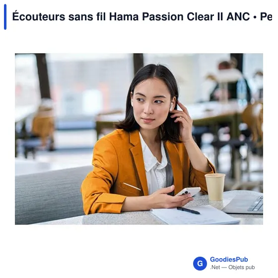 Écouteurs sans fil Hama Passion Clear II ANC - Image 2