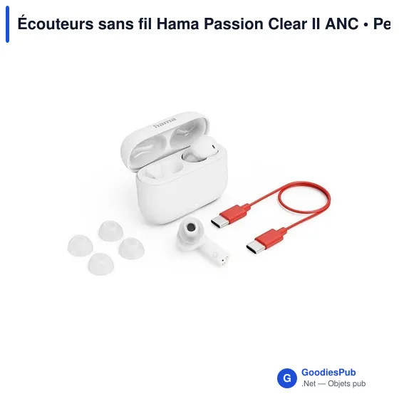 Écouteurs sans fil Hama Passion Clear II ANC - Image 11