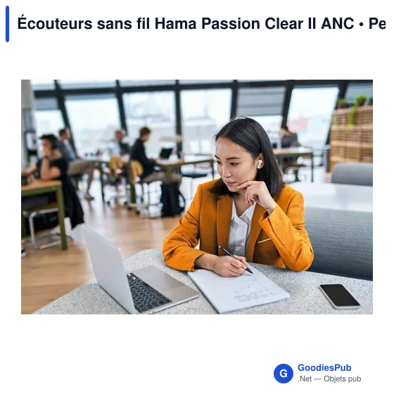 Écouteurs sans fil Hama Passion Clear II ANC - Image 13