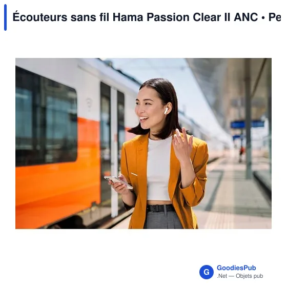 Écouteurs sans fil Hama Passion Clear II ANC - Image 15