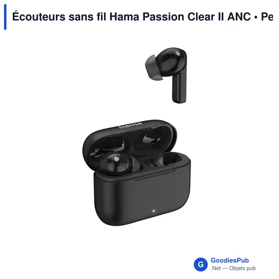 Écouteurs sans fil Hama Passion Clear II ANC - Image 16
