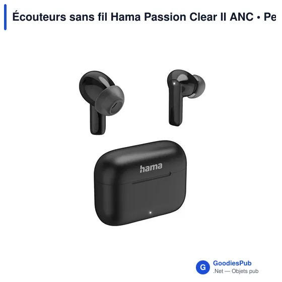Écouteurs sans fil Hama Passion Clear II ANC - Image 18