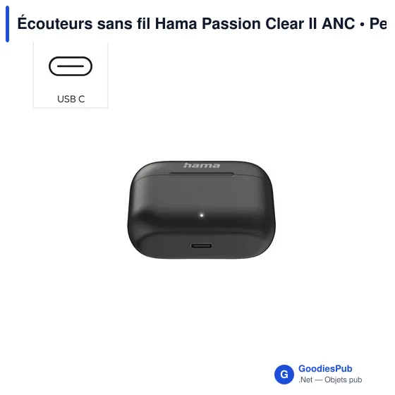 Écouteurs sans fil Hama Passion Clear II ANC - Image 25
