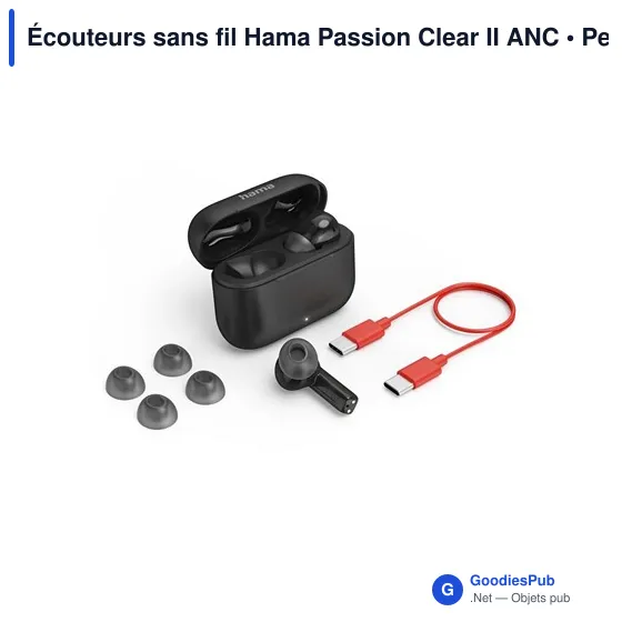 Écouteurs sans fil Hama Passion Clear II ANC - Image 26