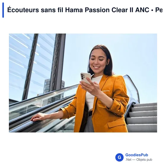 Écouteurs sans fil Hama Passion Clear II ANC - Image 28