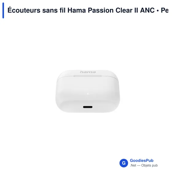 Écouteurs sans fil Hama Passion Clear II ANC - Image 6