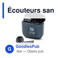 Écouteurs sans fil personnalisables avec logo | Junna - Miniature 1