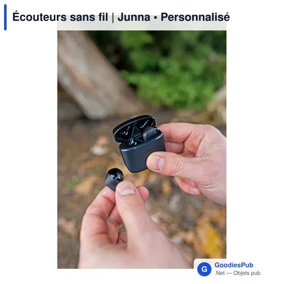 Écouteurs sans fil personnalisables avec logo | Junna - Image 2