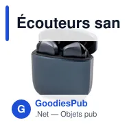 Écouteurs sans fil personnalisables avec logo | Junna - Miniature 4