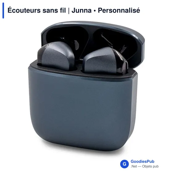 Écouteurs sans fil personnalisables avec logo | Junna - Image 4