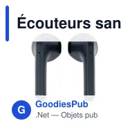 Écouteurs sans fil personnalisables avec logo | Junna - Miniature 5