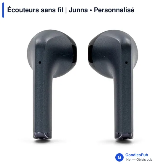 Écouteurs sans fil personnalisables avec logo | Junna - Image 5