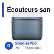 Écouteurs sans fil personnalisables avec logo | Junna - Miniature 7