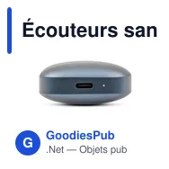 Écouteurs sans fil personnalisables avec logo | Junna - Miniature 8