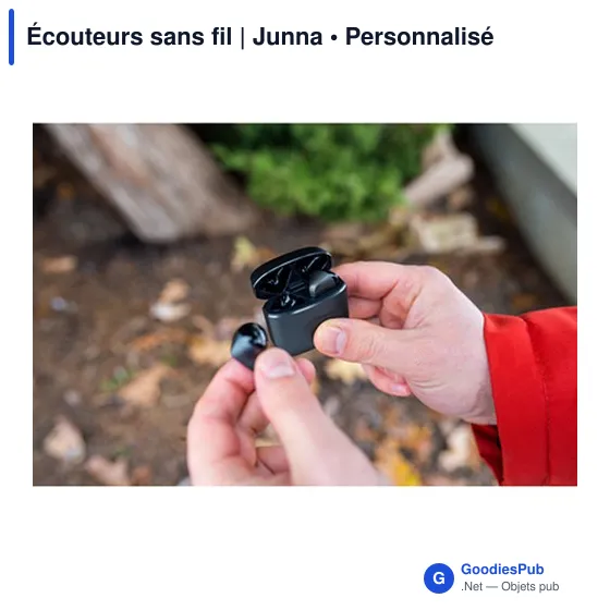 Écouteurs sans fil personnalisables avec logo | Junna - Image 9