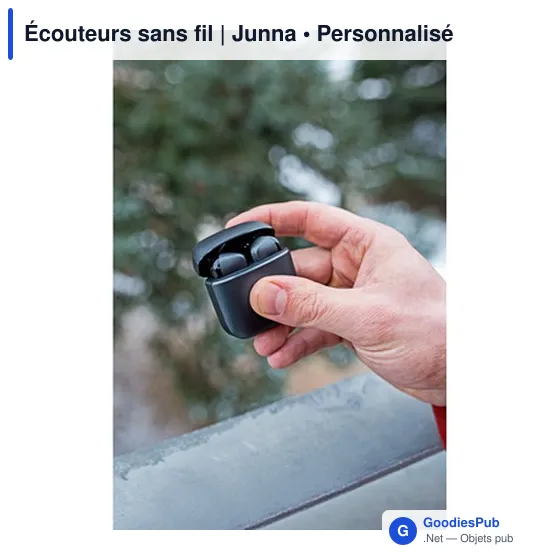 Écouteurs sans fil personnalisables avec logo | Junna - Image 10