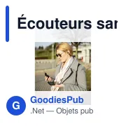 Écouteurs sans fil personnalisables avec logo | Patrick - Miniature 2