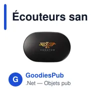 Écouteurs sans fil personnalisables avec logo | Patrick - Miniature 11