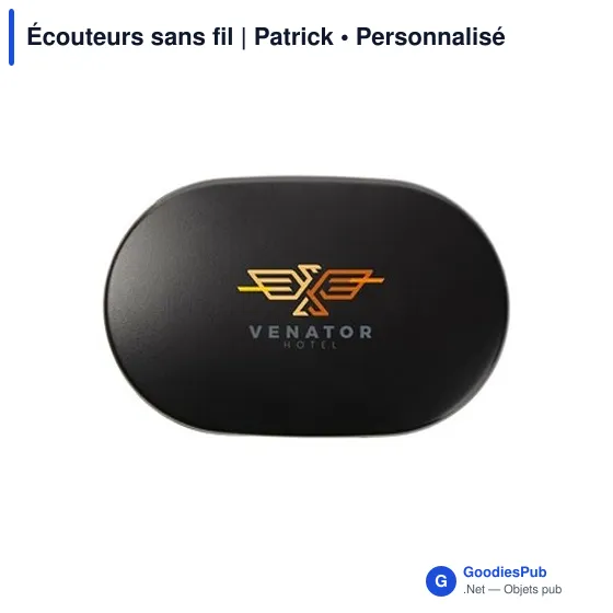 Écouteurs sans fil personnalisables avec logo | Patrick - Image 11