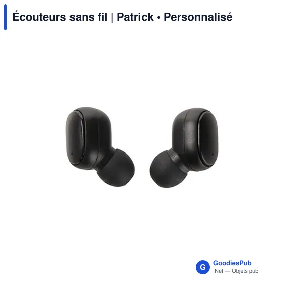 Écouteurs sans fil personnalisables avec logo | Patrick - Image 6