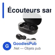 Écouteurs sans fil personnalisables avec logo | Patrick - Miniature 7