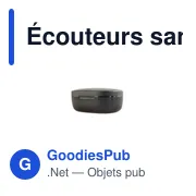 Écouteurs sans fil personnalisables avec logo | Patrick - Miniature 8