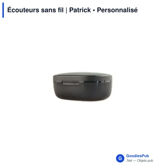 Écouteurs sans fil personnalisables avec logo | Patrick - Image 8