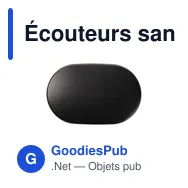 Écouteurs sans fil personnalisables avec logo | Patrick - Miniature 9