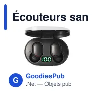 Écouteurs sans fil personnalisables avec logo | Patrick - Miniature 10