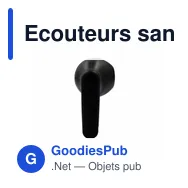 Ecouteurs sans fil personnalisables avec logo - Tuhsi - Miniature 12
