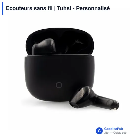 Ecouteurs sans fil personnalisables avec logo - Tuhsi - Image 6