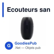 Ecouteurs sans fil personnalisables avec logo - Tuhsi - Miniature 9