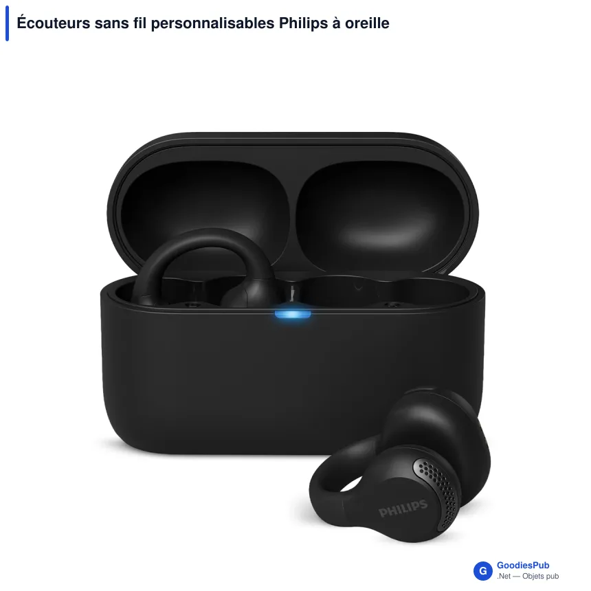 Écouteurs sans fil personnalisables Philips à oreille ouverte avec logo - TAQ2000 - Image 3