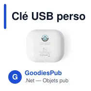 Clé USB personnalisable avec logo entreprise en ABS recyclé - Miniature 5