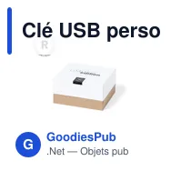 Clé USB personnalisable avec logo pour entreprises - Miniature 3