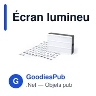 Écran lumineux personnalisable Cinemax avec logo - Miniature 3