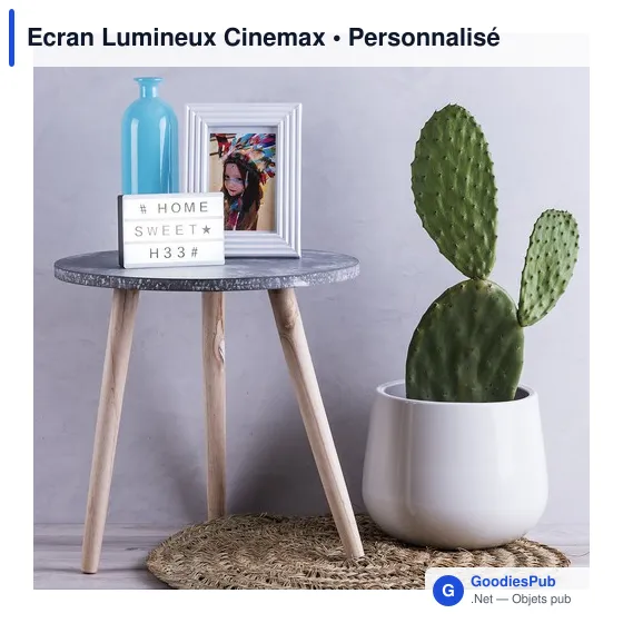 Écran lumineux personnalisable Cinemax avec logo - Image 6