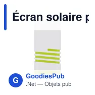 Écran solaire personnalisable SPF 30 en flacon de 20 ml avec logo - Spring - Miniature 2