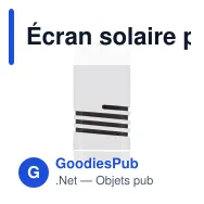 Écran solaire personnalisable SPF 30 en flacon de 20 ml avec logo - Spring - Miniature 3