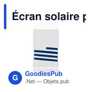 Écran solaire personnalisable SPF 30 en flacon de 20 ml avec logo - Spring - Miniature 4