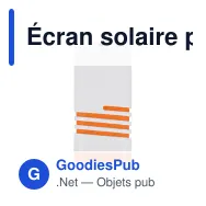 Écran solaire personnalisable SPF 30 en flacon de 20 ml avec logo - Spring - Miniature 6