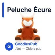Peluche Écureuil personnalisable avec logo - Zemgus - Miniature 2