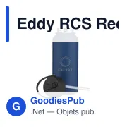 Bouteille isotherme personnalisable Eddy RCS en acier inoxydable recycléavec logo - Miniature 3