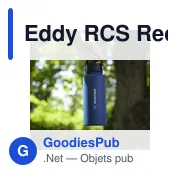 Bouteille isotherme personnalisable Eddy RCS en acier inoxydable recycléavec logo - Miniature 5