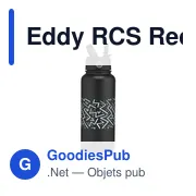 Bouteille isotherme personnalisable Eddy RCS en acier inoxydable recycléavec logo - Miniature 7